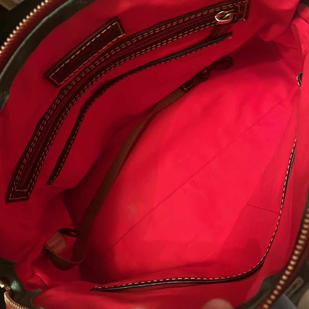 Lost in the 🔥 Dooney & Bourke Florentine Domed Buckle Satchel - Picture 7 of 11